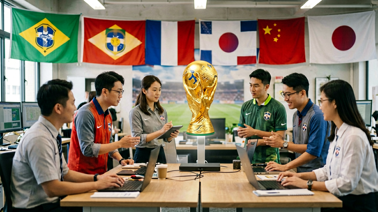 2026世界杯参赛球队旗帜集合展示，代表来自世界各地的48支国家队